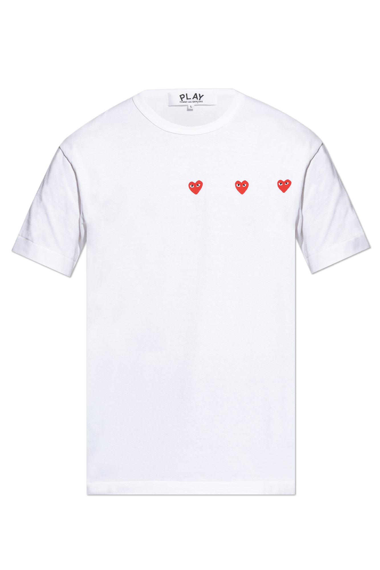 White Comme des Garcons Play T shirt with print Comme des Garcons Play Vitkac Canada